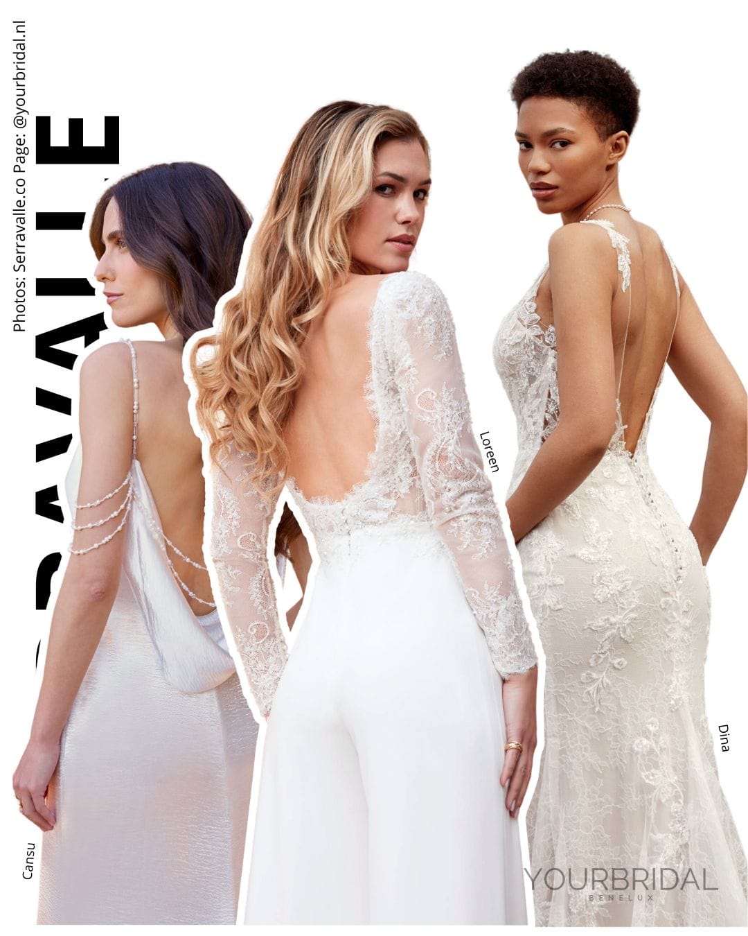 low back weddingdress